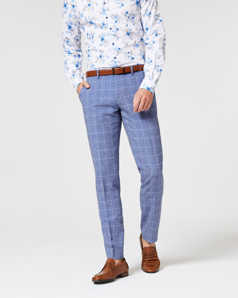 Cortisp Tailored Pant, Blue Windowpane, hi-res